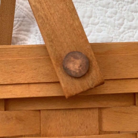 Longaberger 1999 Classic Lg Market Basket - Picture 4 of 10